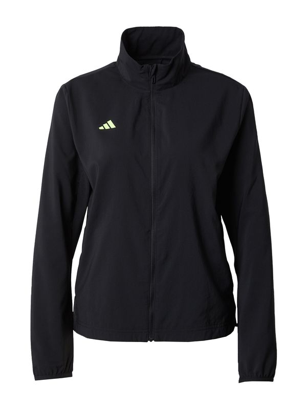 ADIDAS PERFORMANCE ADIDAS PERFORMANCE Спортно яке 'Adizero Essentials'  лайм / черно