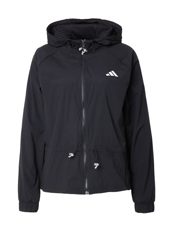 ADIDAS PERFORMANCE ADIDAS PERFORMANCE Спортно яке 'COVER-UP PRO'  черно / бяло