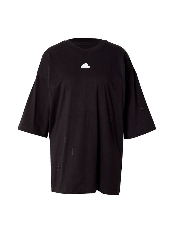 ADIDAS SPORTSWEAR ADIDAS SPORTSWEAR Функционална тениска 'BLUV Q1'  черно / бяло