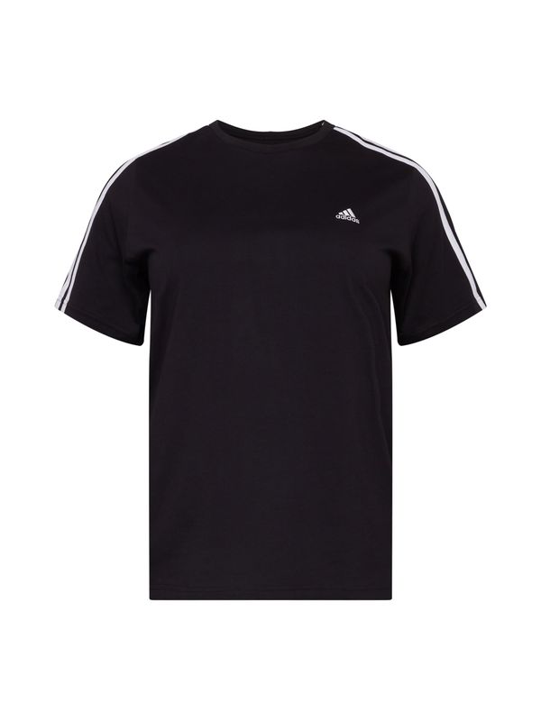 ADIDAS SPORTSWEAR ADIDAS SPORTSWEAR Функционална тениска 'Essentials  3-Stripes '  черно / бяло