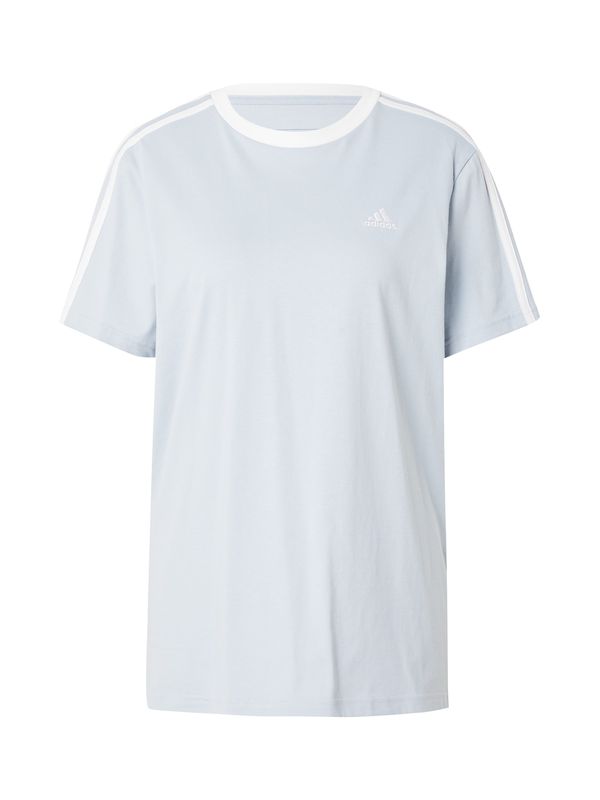 ADIDAS SPORTSWEAR ADIDAS SPORTSWEAR Функционална тениска 'Essentials 3-Stripes'  пастелно синьо / бяло