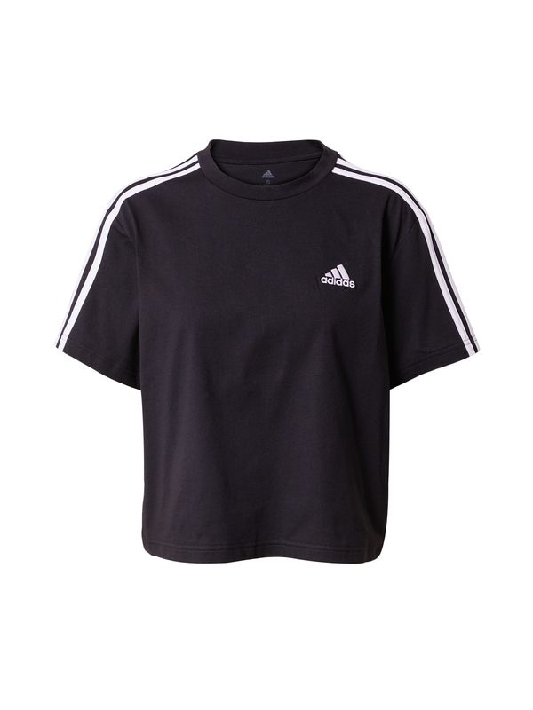 ADIDAS SPORTSWEAR ADIDAS SPORTSWEAR Функционална тениска 'Essentials'  черно / бяло