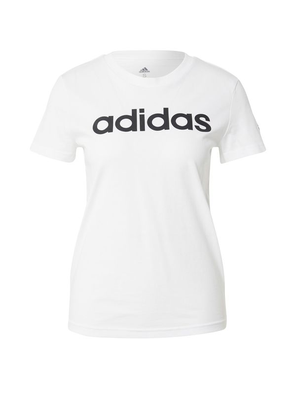 ADIDAS SPORTSWEAR ADIDAS SPORTSWEAR Функционална тениска 'Essentials  Logo'  черно / бяло