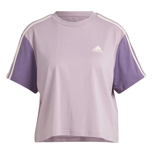 ADIDAS SPORTSWEAR ADIDAS SPORTSWEAR Функционална тениска 'Essentials'  люляк / лавандула / бяло