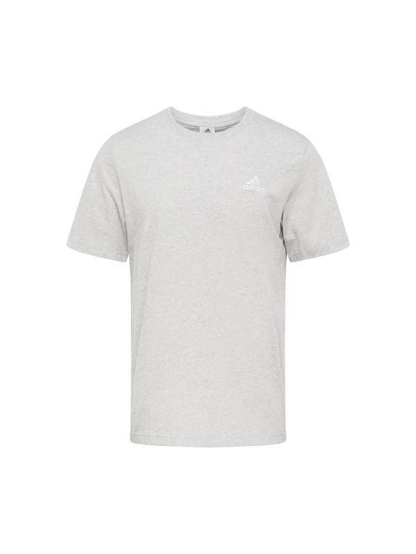 ADIDAS SPORTSWEAR ADIDAS SPORTSWEAR Функционална тениска 'Essentials'  сив меланж / бяло