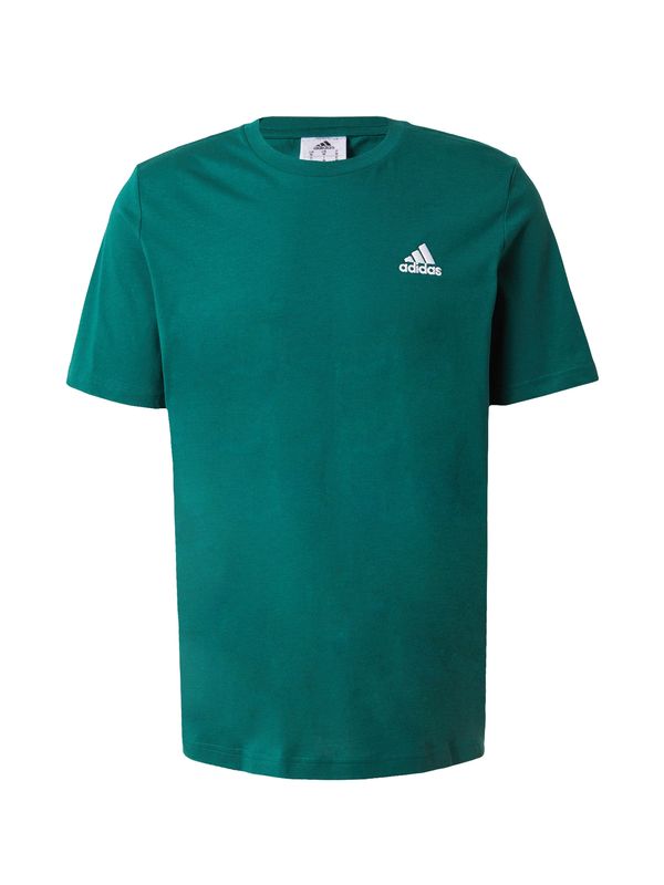 ADIDAS SPORTSWEAR ADIDAS SPORTSWEAR Функционална тениска 'Essentials'  зелено / бяло