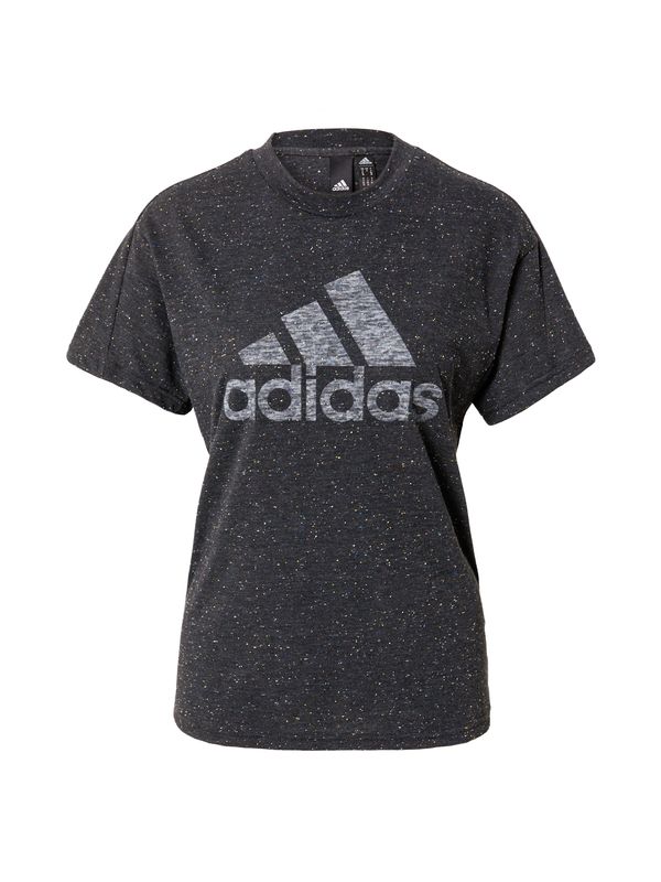 ADIDAS SPORTSWEAR ADIDAS SPORTSWEAR Функционална тениска 'Future Icons Winners 3'  синьо / жълто / сиво / черен меланж