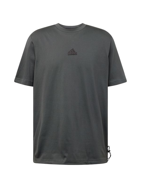 ADIDAS SPORTSWEAR ADIDAS SPORTSWEAR Функционална тениска  графитено сиво / черно