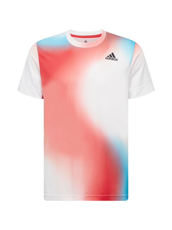 ADIDAS SPORTSWEAR ADIDAS SPORTSWEAR Функционална тениска 'Melbourne Freelift Printed'  синьо / червено / бяло