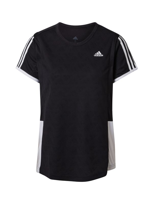 ADIDAS SPORTSWEAR ADIDAS SPORTSWEAR Функционална тениска 'Own The Run'  черно / бяло