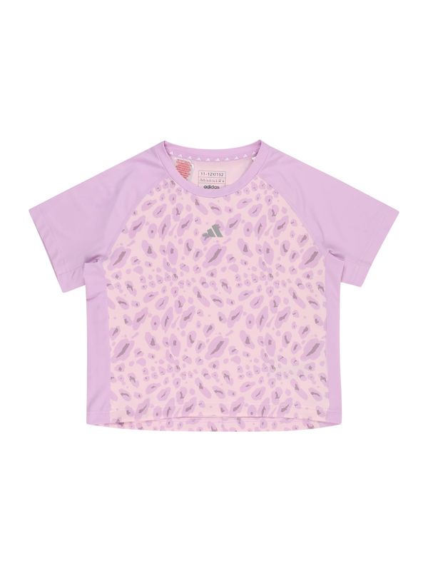 ADIDAS SPORTSWEAR ADIDAS SPORTSWEAR Функционална тениска  сиво / люляк / тъмнолилаво