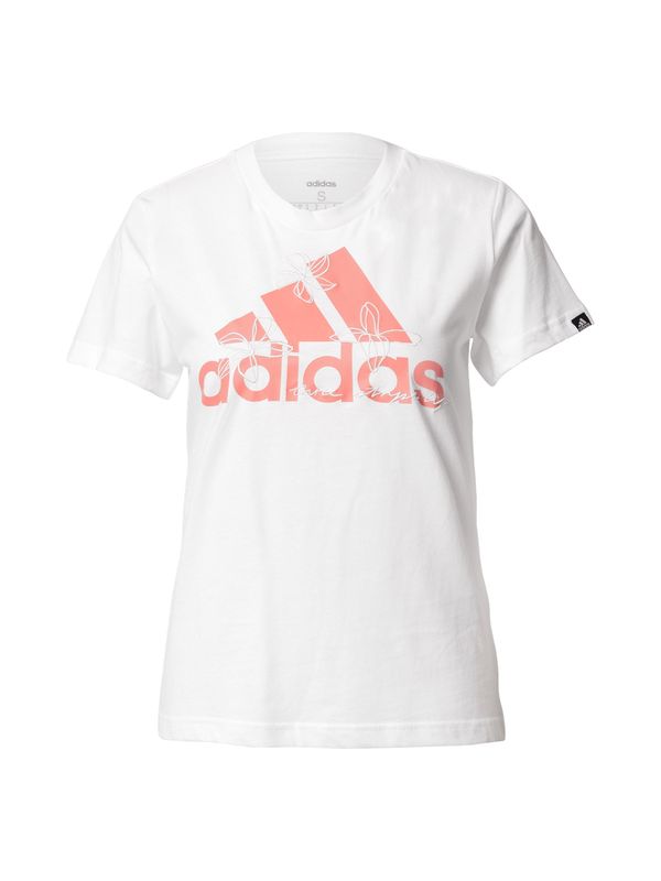 ADIDAS SPORTSWEAR ADIDAS SPORTSWEAR Функционална тениска  сьомга / бяло