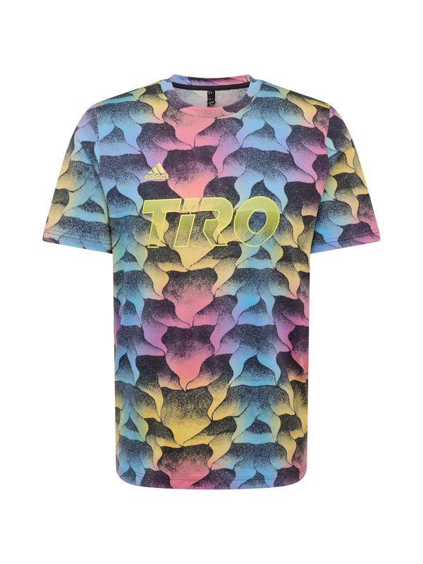 ADIDAS SPORTSWEAR ADIDAS SPORTSWEAR Функционална тениска 'TIRO'  морскосиньо / светлосиньо / жълто / бледорозово