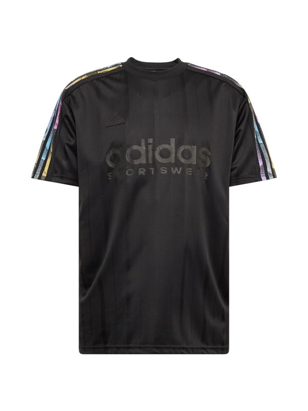 ADIDAS SPORTSWEAR ADIDAS SPORTSWEAR Функционална тениска 'Tiro'  тюркоазен / златистожълто / лилав / черно