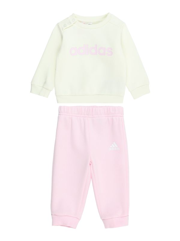 ADIDAS SPORTSWEAR ADIDAS SPORTSWEAR Облекло за бягане 'Essentials Lineage'  пастелно розово / бяло / бял памук