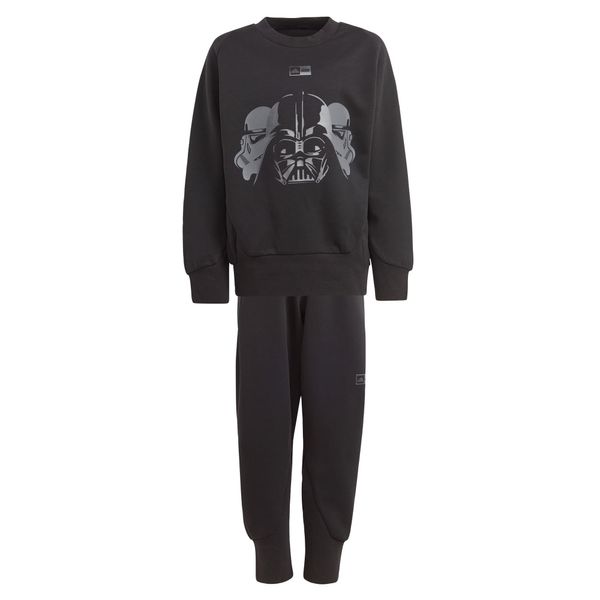 ADIDAS SPORTSWEAR ADIDAS SPORTSWEAR Облекло за бягане 'Star Wars'  сиво / черно