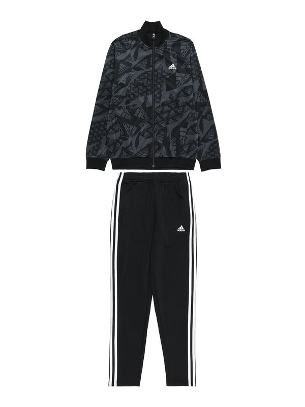 ADIDAS SPORTSWEAR ADIDAS SPORTSWEAR Облекло за трениране  антрацитно черно / черно / бяло