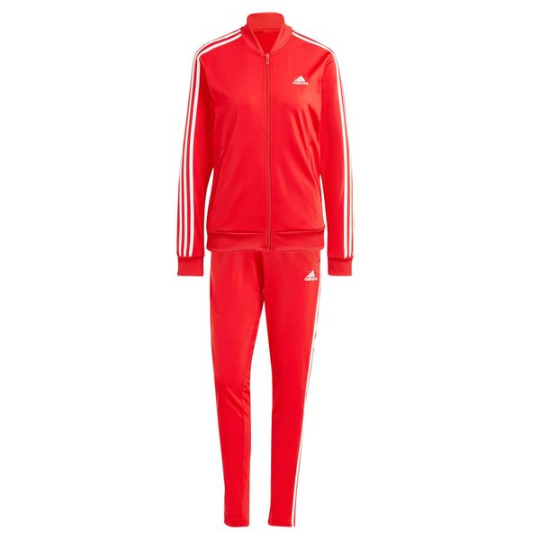 ADIDAS SPORTSWEAR ADIDAS SPORTSWEAR Облекло за трениране 'Essentials'  червено / бяло
