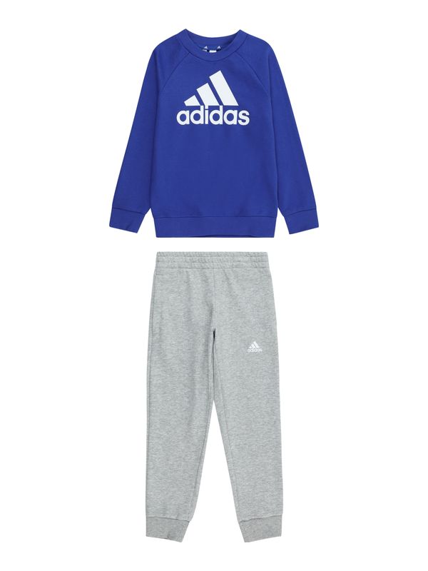 ADIDAS SPORTSWEAR ADIDAS SPORTSWEAR Облекло за трениране 'Essentials'  синьо / сив меланж / бяло