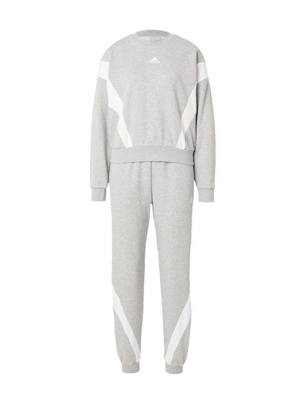 ADIDAS SPORTSWEAR ADIDAS SPORTSWEAR Облекло за трениране 'LAZIDAY'  сив меланж / бяло