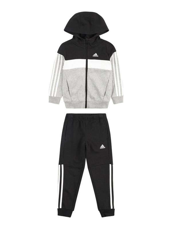 ADIDAS SPORTSWEAR ADIDAS SPORTSWEAR Облекло за трениране 'Tiberio'  сив меланж / черно / бяло