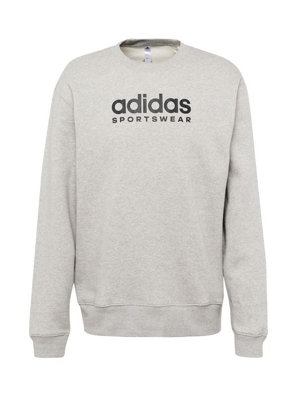 ADIDAS SPORTSWEAR ADIDAS SPORTSWEAR Спортен блузон 'All Szn'  сив меланж / черно