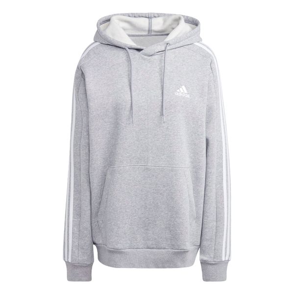 ADIDAS SPORTSWEAR ADIDAS SPORTSWEAR Спортен блузон 'Essentials'  сив меланж / бяло