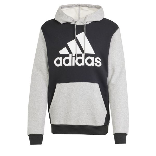 ADIDAS SPORTSWEAR ADIDAS SPORTSWEAR Спортен блузон 'Essentials'  сив меланж / черно / бяло