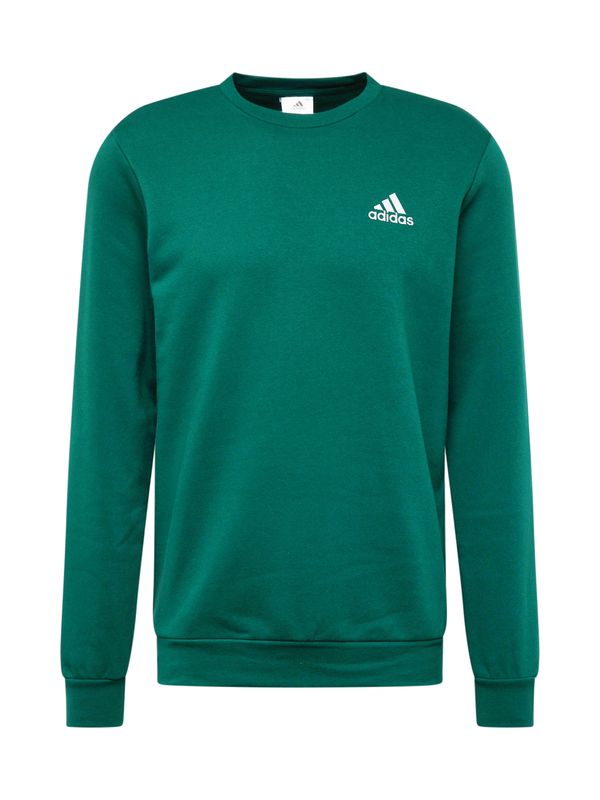 ADIDAS SPORTSWEAR ADIDAS SPORTSWEAR Спортен блузон 'Essentials'  зелено / бяло
