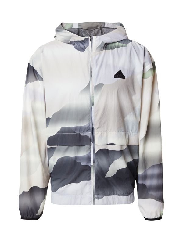 ADIDAS SPORTSWEAR ADIDAS SPORTSWEAR Спортен блузон  сиво / зелено / каки / черно