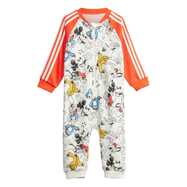 ADIDAS SPORTSWEAR ADIDAS SPORTSWEAR Спортен костюм 'Disney Mickey Mouse'  златистожълто / корал / черно / бяло