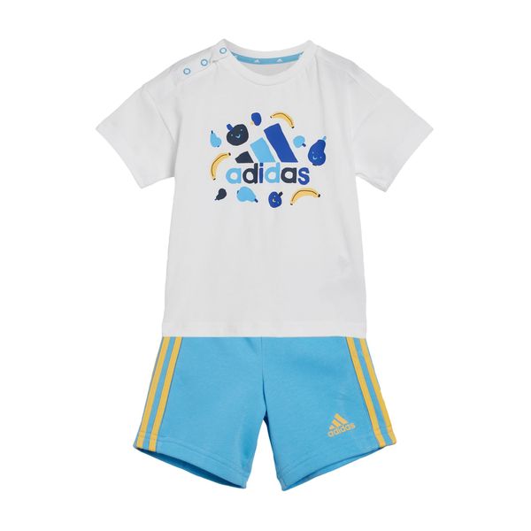 ADIDAS SPORTSWEAR ADIDAS SPORTSWEAR Спортен костюм 'Essentials'  синьо / жълто / бяло