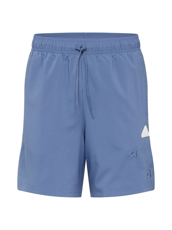 ADIDAS SPORTSWEAR ADIDAS SPORTSWEAR Спортен панталон  базалтово синьо / бяло