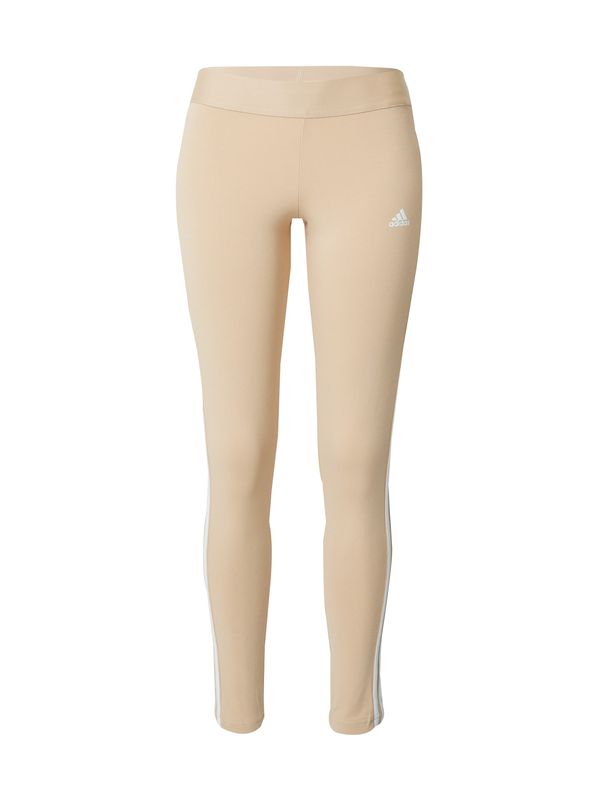 ADIDAS SPORTSWEAR ADIDAS SPORTSWEAR Спортен панталон 'Essential'  цвят "пясък" / бяло