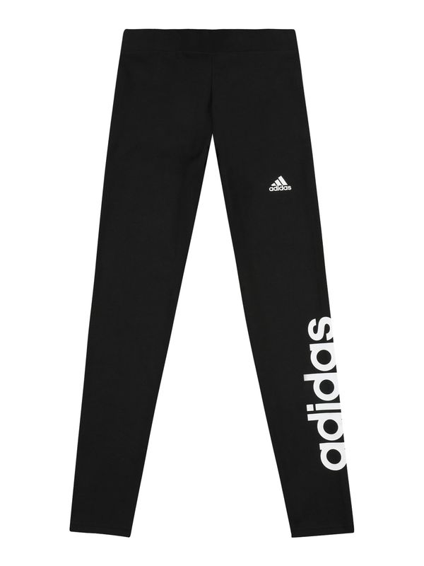 ADIDAS SPORTSWEAR ADIDAS SPORTSWEAR Спортен панталон 'Essentials Linear Logo '  черно / бяло