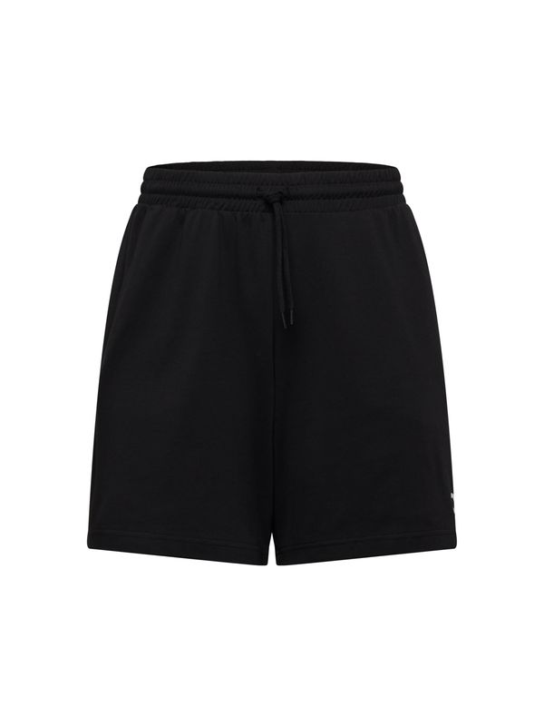 ADIDAS SPORTSWEAR ADIDAS SPORTSWEAR Спортен панталон 'Essentials Logo'  черно / бяло