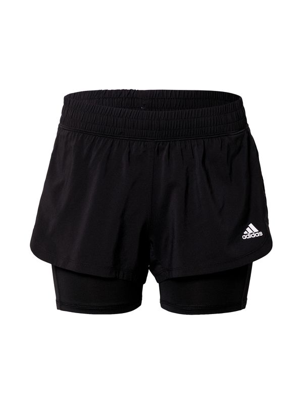ADIDAS SPORTSWEAR ADIDAS SPORTSWEAR Спортен панталон 'Pacer 3-Stripes Two-In-One'  черно / бяло