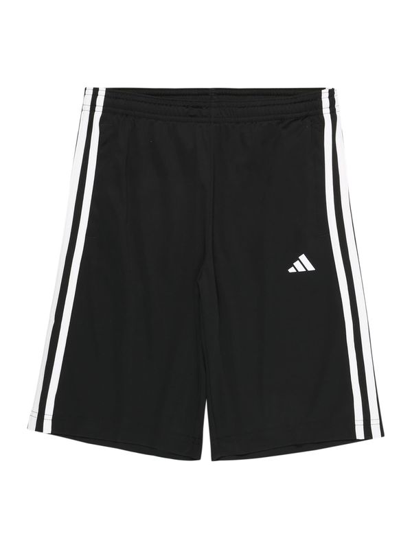 ADIDAS SPORTSWEAR ADIDAS SPORTSWEAR Спортен панталон 'Train Essentials Aeroready 3-Stripes -Fit'  черно / бяло