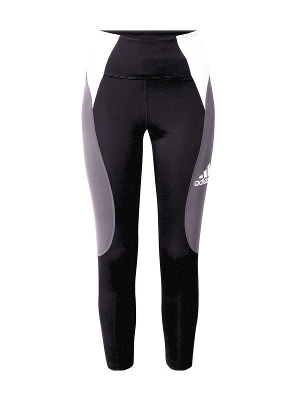 ADIDAS SPORTSWEAR ADIDAS SPORTSWEAR Спортен панталон  тъмносиво / черно / бяло