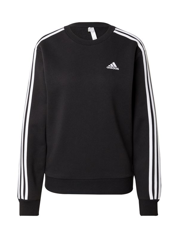 ADIDAS SPORTSWEAR ADIDAS SPORTSWEAR Спортен суитшърт с качулка  черно / бяло