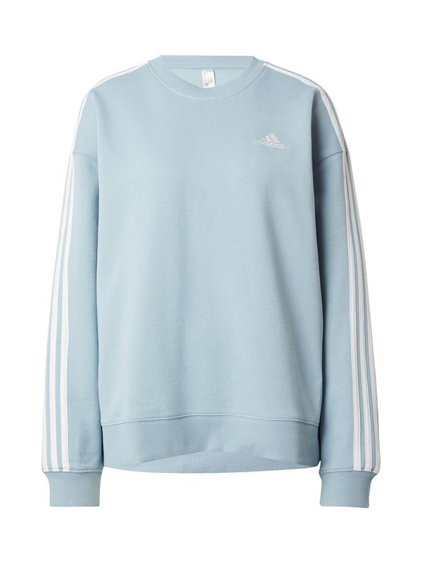 ADIDAS SPORTSWEAR ADIDAS SPORTSWEAR Спортен суитшърт с качулка 'Essentials'  светлосиньо / бяло