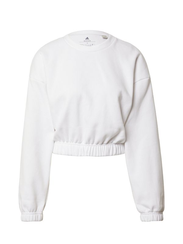 ADIDAS SPORTSWEAR ADIDAS SPORTSWEAR Спортен суитшърт с качулка 'Studio Lounge Loose Fit'  бяло