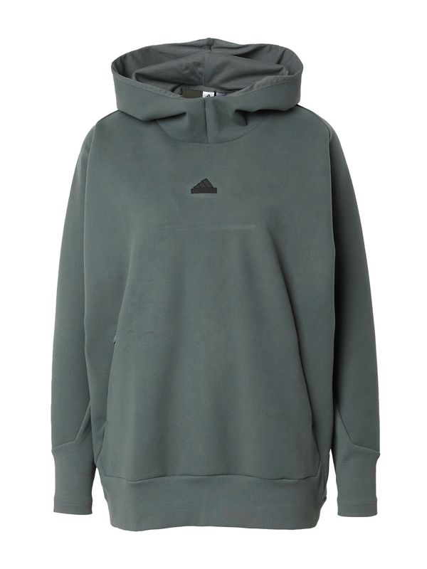 ADIDAS SPORTSWEAR ADIDAS SPORTSWEAR Спортен суитшърт с качулка 'Z.N.E.'  тъмнозелено / черно
