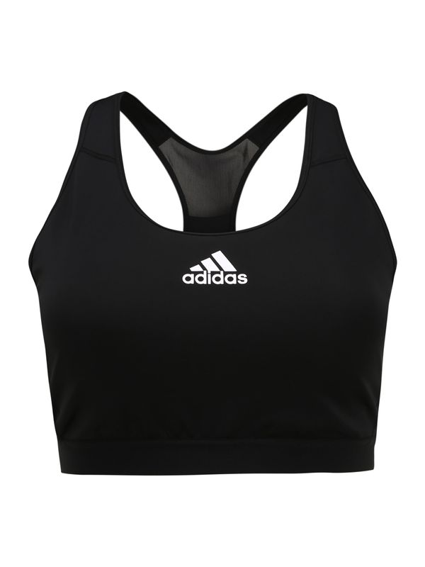 ADIDAS SPORTSWEAR ADIDAS SPORTSWEAR Спортен сутиен 'Don't Rest Alphaskin'  черно / бяло
