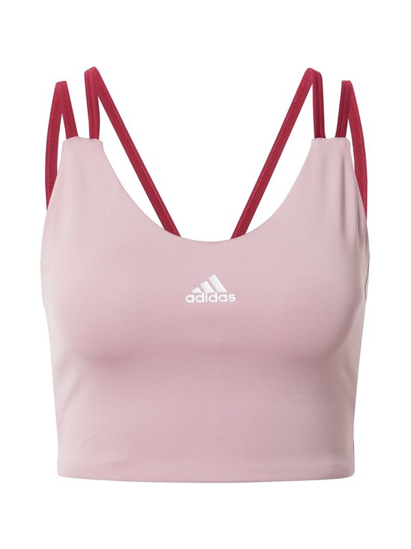 ADIDAS SPORTSWEAR ADIDAS SPORTSWEAR Спортен сутиен 'UFORU'  бледоморав / боровинка / бяло