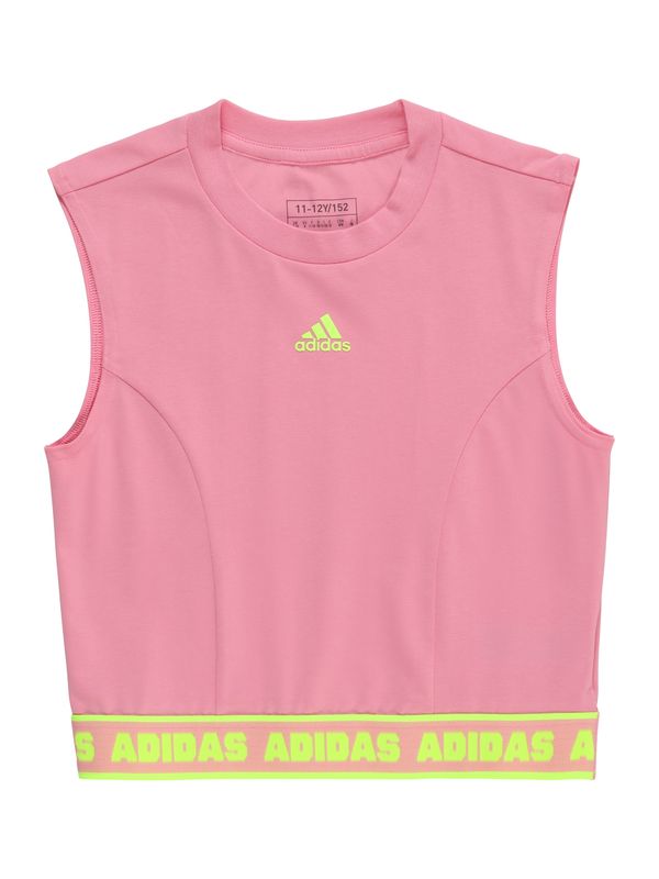 ADIDAS SPORTSWEAR ADIDAS SPORTSWEAR Спортен топ 'Dance'  светлозелено / кайсия / светлорозово