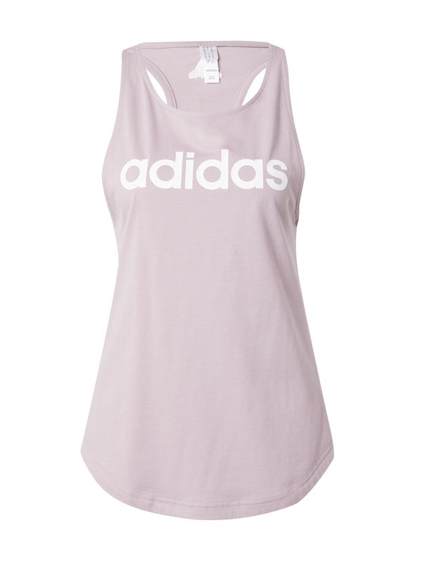 ADIDAS SPORTSWEAR ADIDAS SPORTSWEAR Спортен топ 'Essentials'  бледоморав / бяло