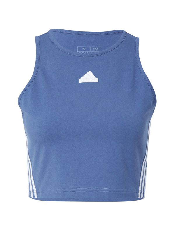 ADIDAS SPORTSWEAR ADIDAS SPORTSWEAR Спортен топ 'Future Icons'  синьо / бяло