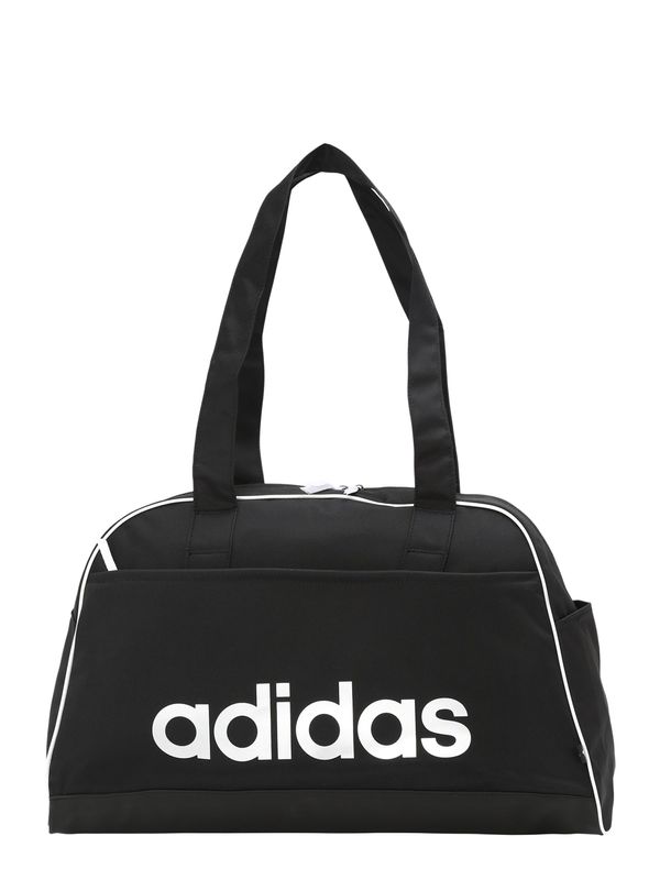 ADIDAS SPORTSWEAR ADIDAS SPORTSWEAR Спортна чанта 'Linear Essentials'  черно / бяло
