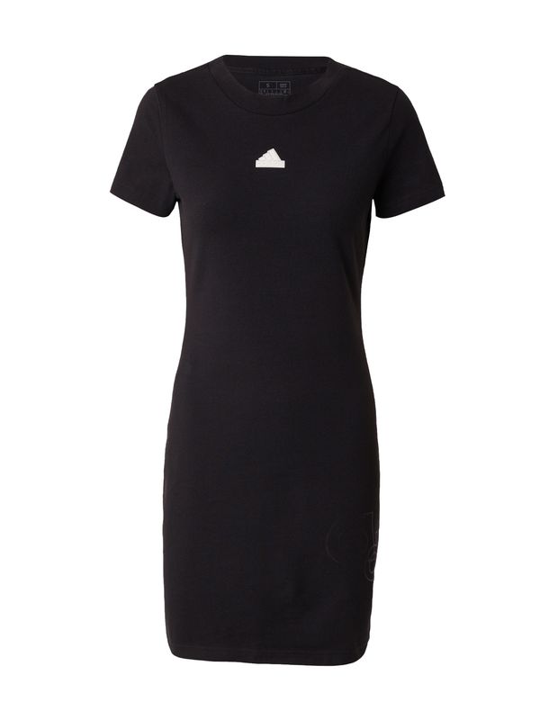 ADIDAS SPORTSWEAR ADIDAS SPORTSWEAR Спортна рокля 'BLUV'  антрацитно черно / светлосиво / черно / бяло